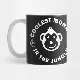 Coolest Monkey in The Jungle - Monkey face Mug